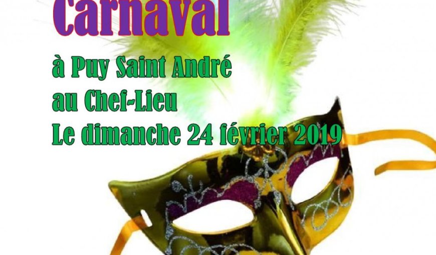 CARNAVAL  Puy Saint Andr  le Chef  Lieu  le dimanche 24 